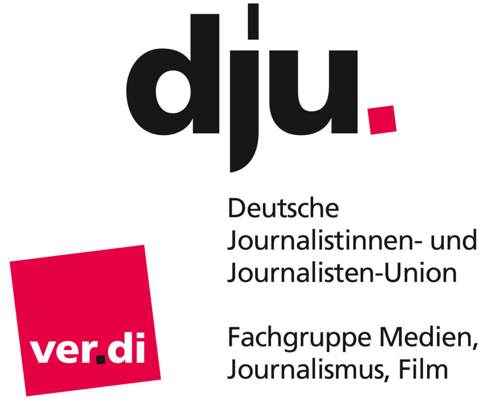 Logo der Deutschen Journalistinnen- und Journalisten-Union - Fachgruppe Medien, Journalismus, Film