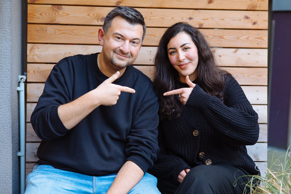 Das Bild zeigt das Mentoring-Tandem 2024