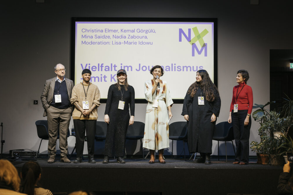 Vorstand der NdM auf der Bühne